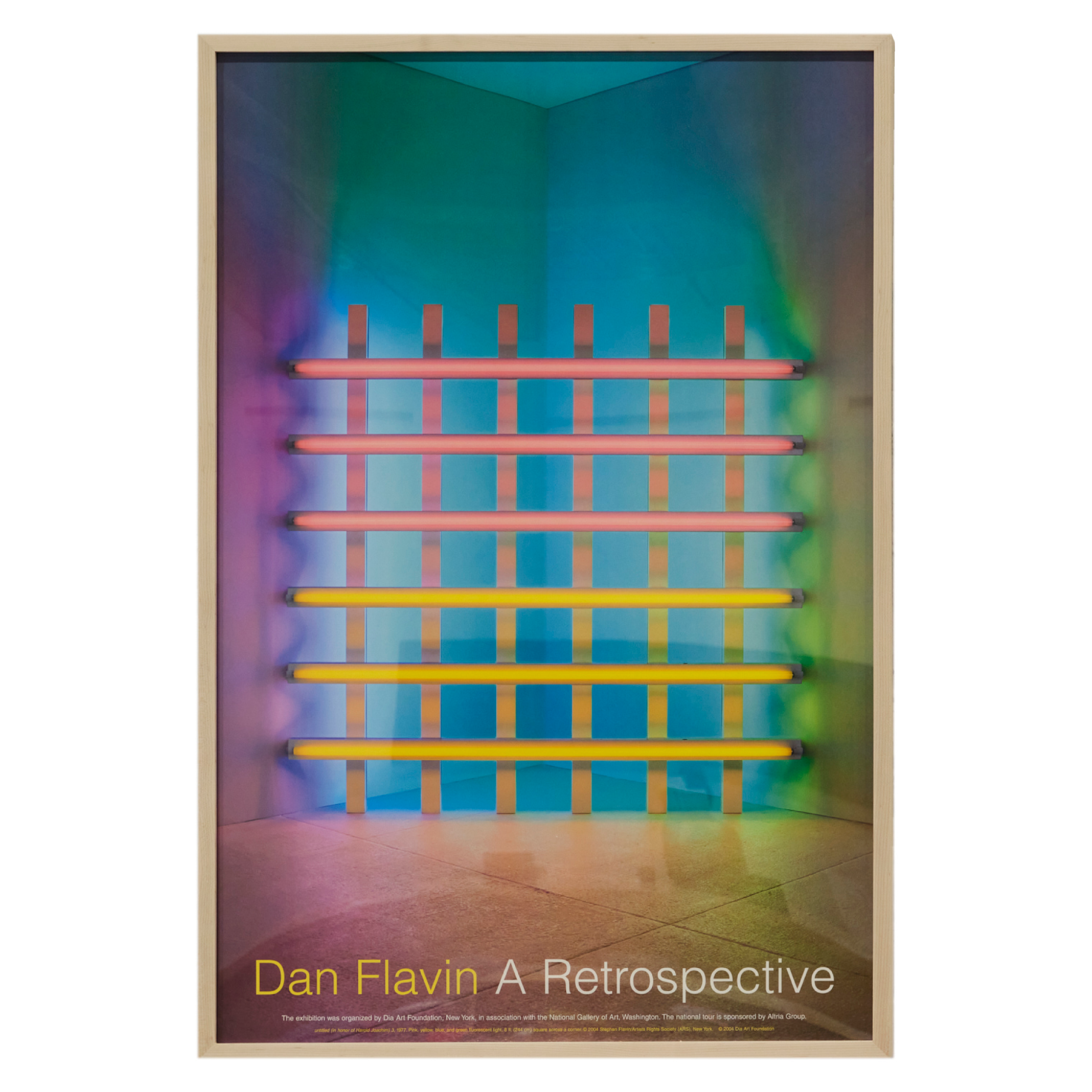 Unattributed, Dan Flavin: A Retrospective Poster | Dia Art Foundation Shop