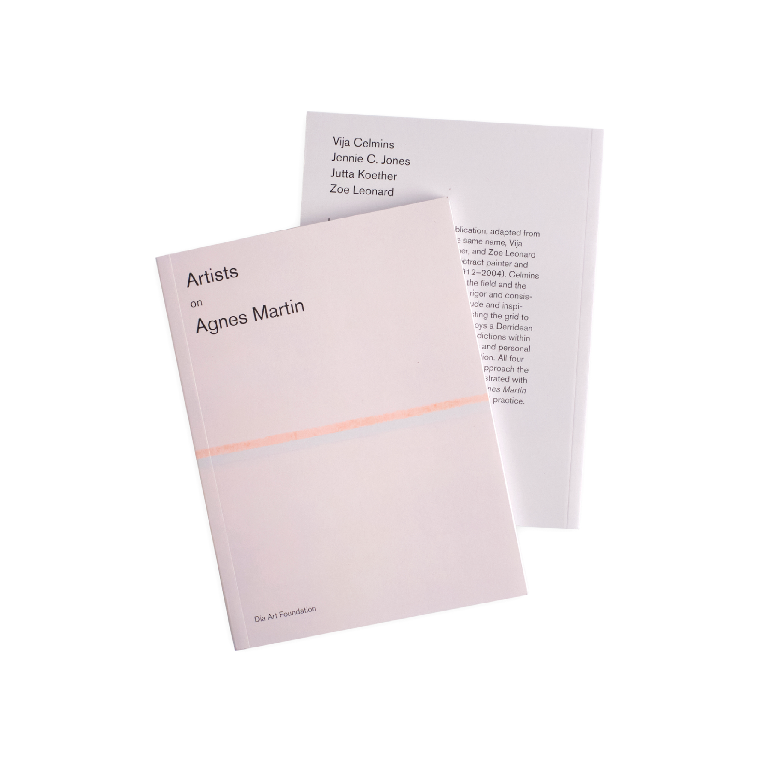 Artists on Agnes Martin | Dia Art Foundation Shop